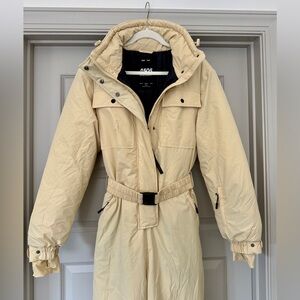 ASOS Cream Tall Ski Suit